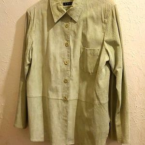 Suede shirt/jacket